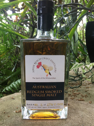 Australian Redgum Smoked Single Malt - Stock available in March 2025